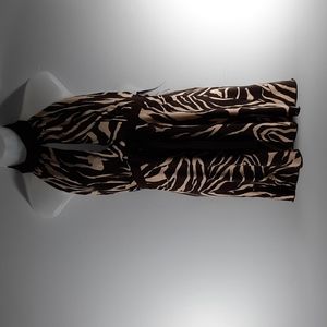 NWT BCX  Brown/beige animal print halter top SZ MEDIUM